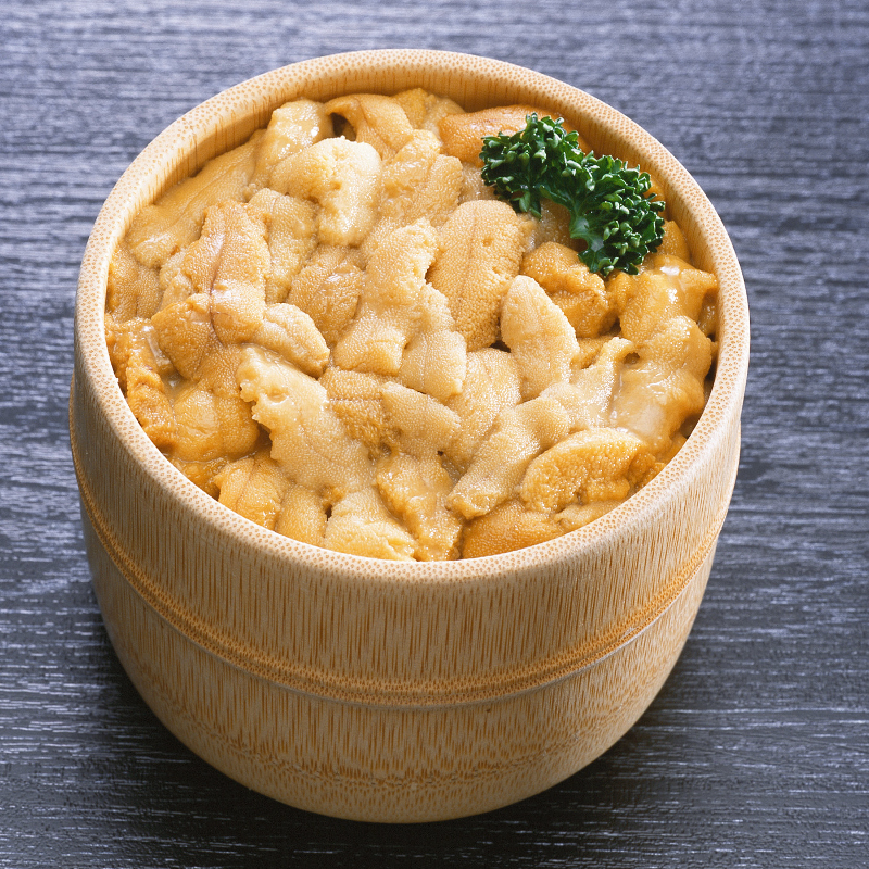 鱗晃生うに丼